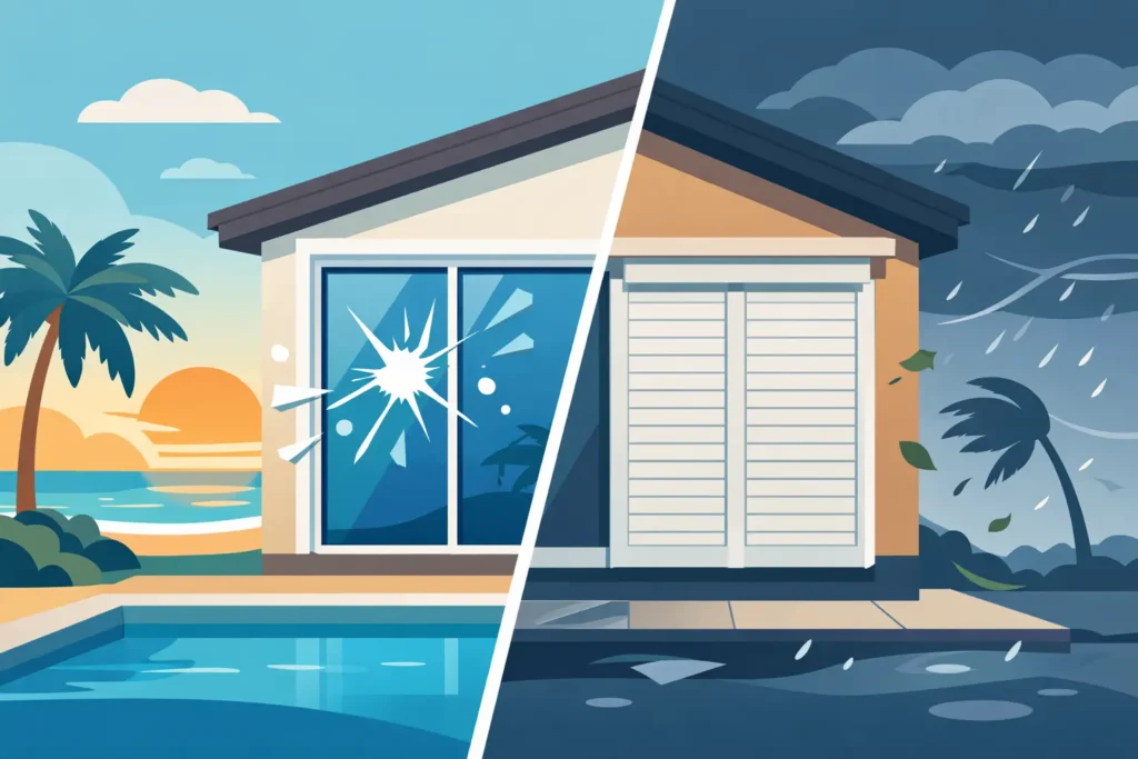 Impact Windows vs Shutters in South Florida