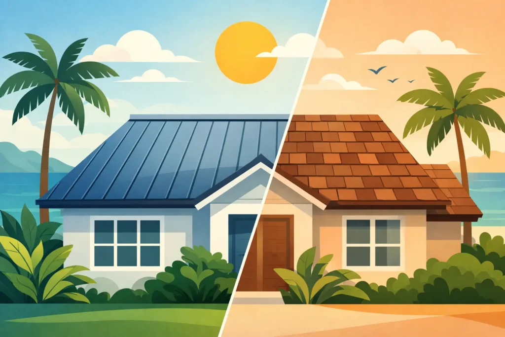 Metal Roof vs Shingles in South Florida