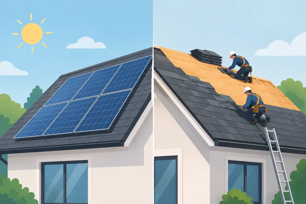 Solar Panels vs Roof Replacement: Which Comes First?